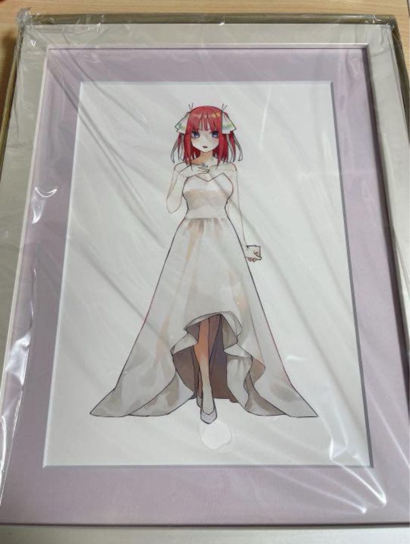 シリアル2桁　複製原画　五等分の花嫁展　ミストグラフ　中野二乃