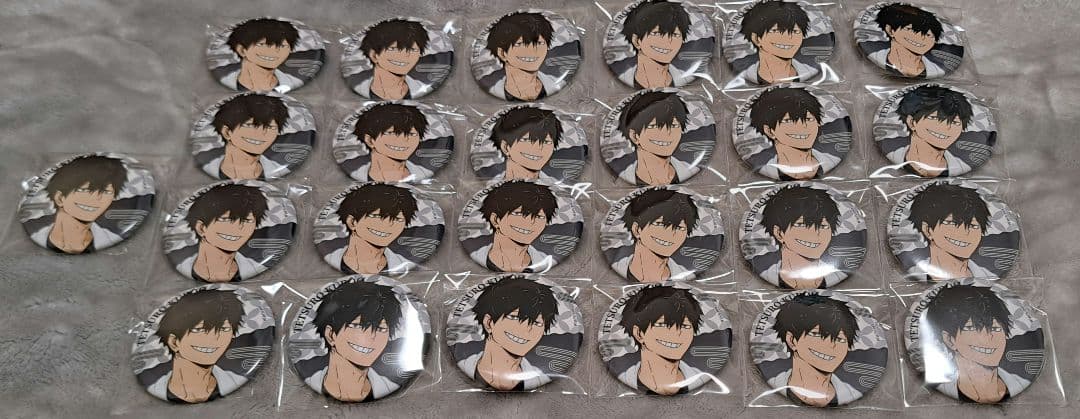 ハイキュー　極楽湯　缶バッジ　ポラショット　黒尾 まとめ売り 25缶