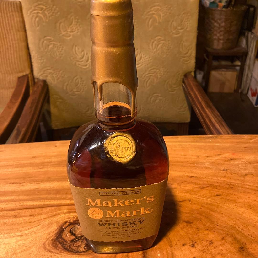 あと1本。Maker's Mark 限定版 バーボンウイスキー