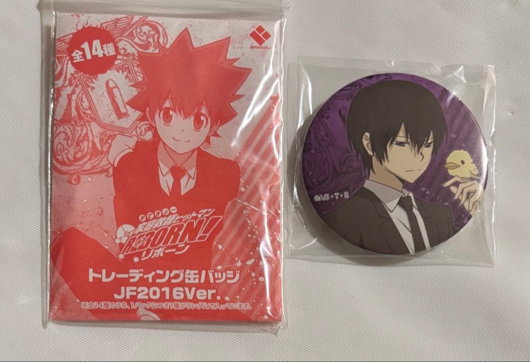 リボーン 雲雀 ジャンフェス 缶バッジ JF2016