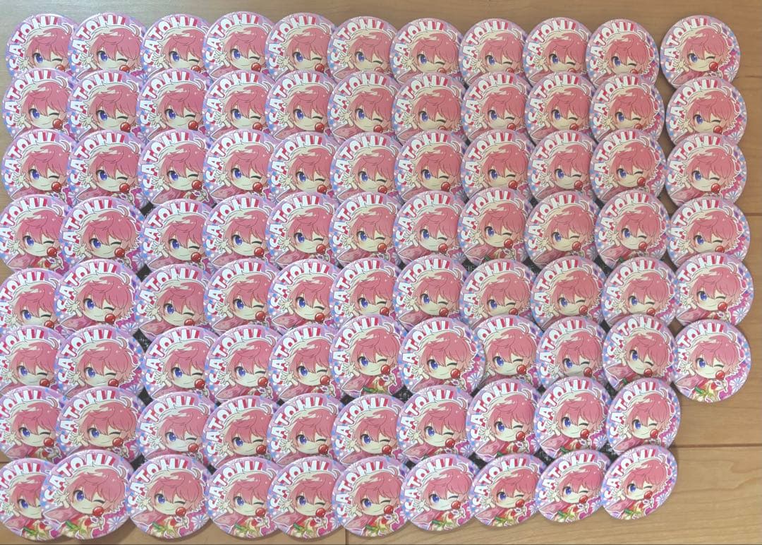 さとみ 2020 Summer デフォ 缶バッジ 86個