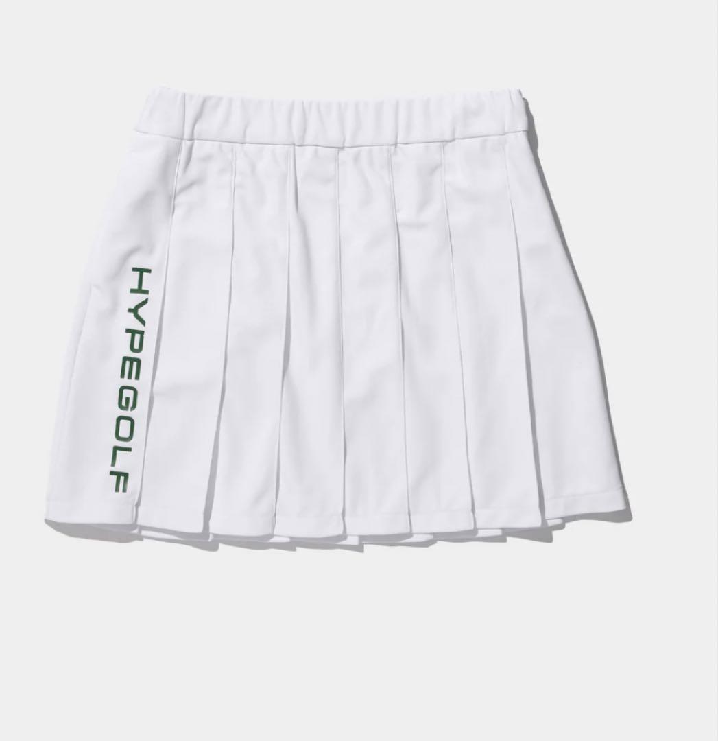 レディースウェア HYPEGOLF WOMEN PLEATED SKIRT WHITE