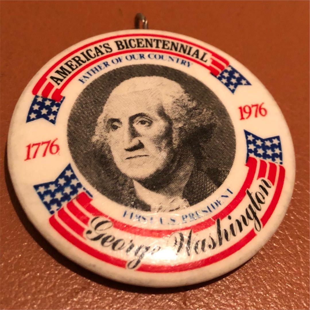 ジョージ ワシントン 缶 キーホルダー