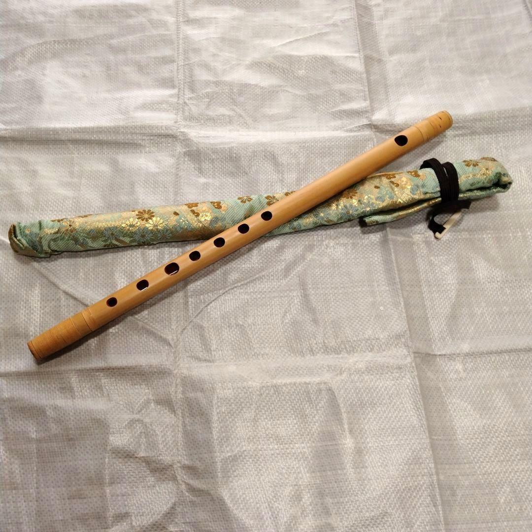 ☆セール☆篠笛 竹製 専用ケース付き　和楽器　横笛　蜻蛉