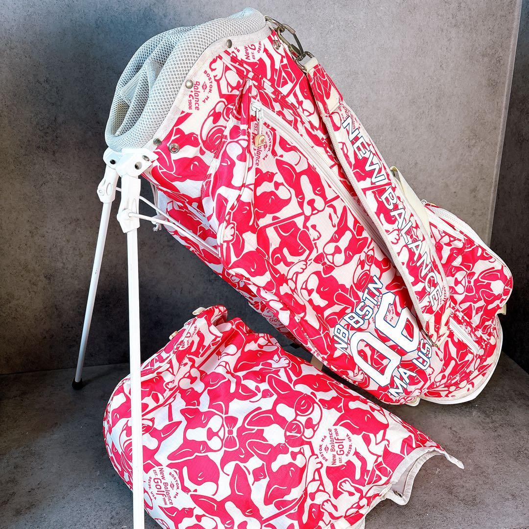 8.5型スタンド式キャディバッグ　NewBalanceニューバランス軽量　可愛い