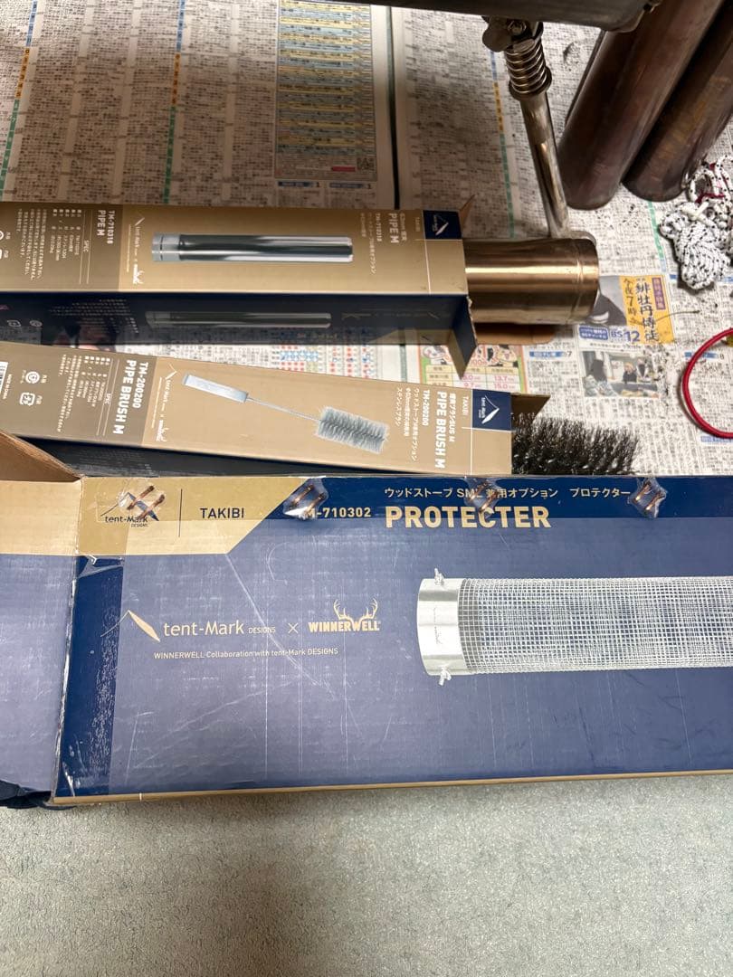 tent-Mark x WINNERWELL 薪ストーブ　mサイズサイドビュー