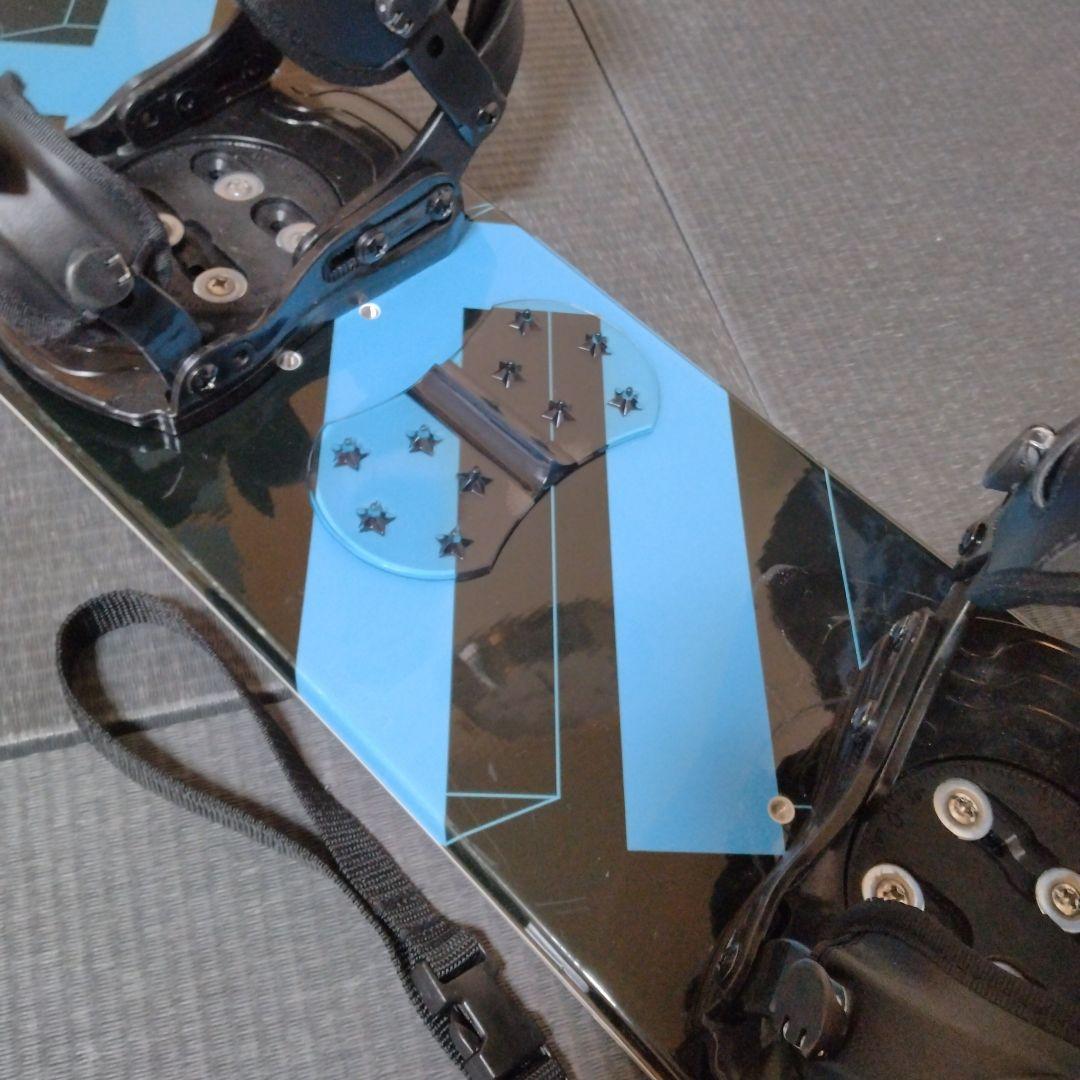 DUB ジュニアスノーボード110cm ビンディング 滑り止め＆コード付