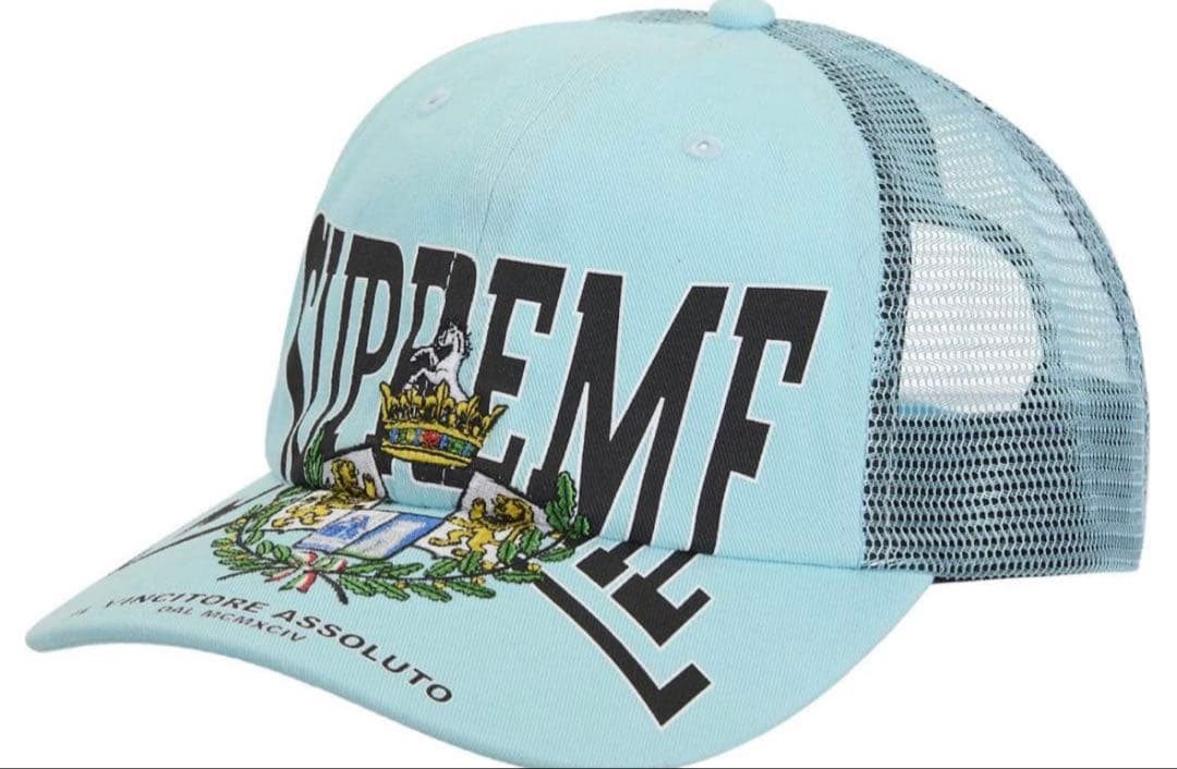 帽子 Supreme Crest Mesh Back 6-Panel 25aw