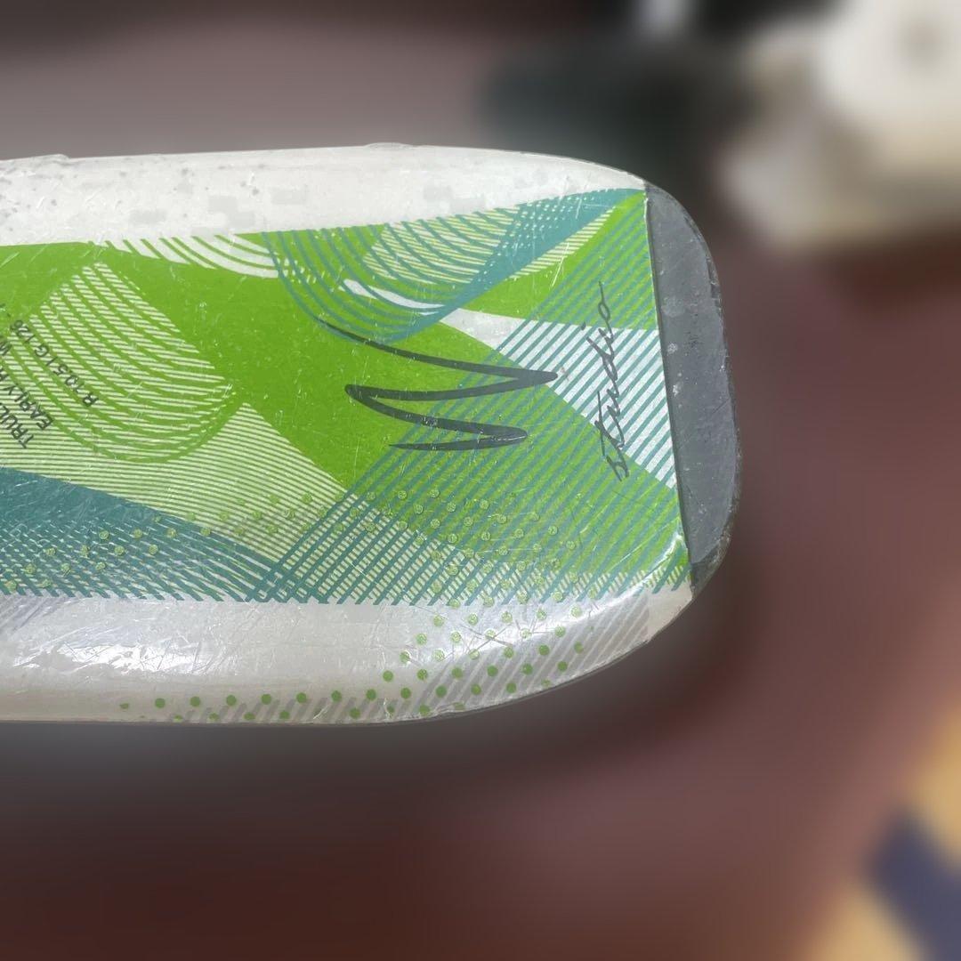 スキー板 エラン　軽量型　146センチ　グリーン ホワイト ビンディングつき