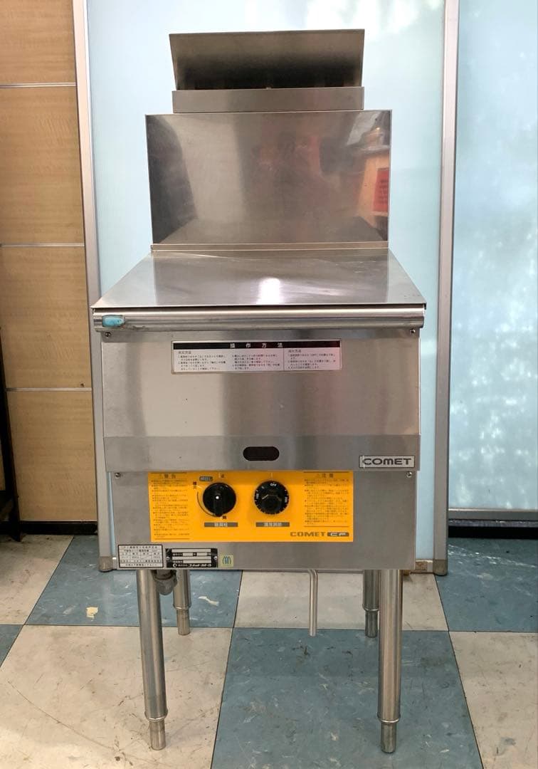 コメットカトウ 業務用1槽式ガスフライヤー CF-G18 都市ガス 厨房