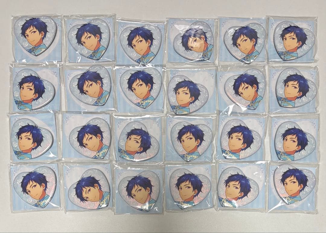 あんスタ　あんさんぶるスターズ！！　中国　誓約　ハート缶　缶バッジ　伏見弓弦