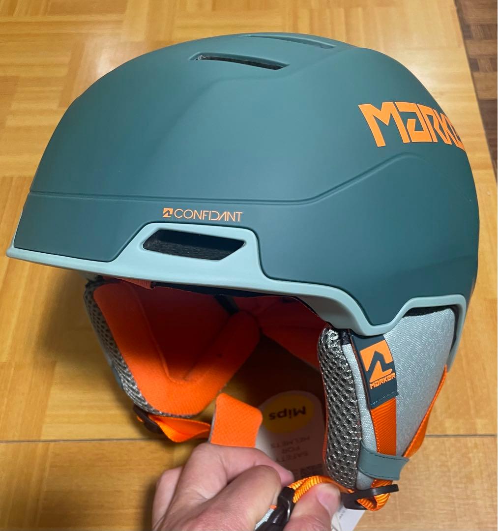 新品未使用MARKER ヘルメット CONFIDANT MIPSグリーンオレンジ