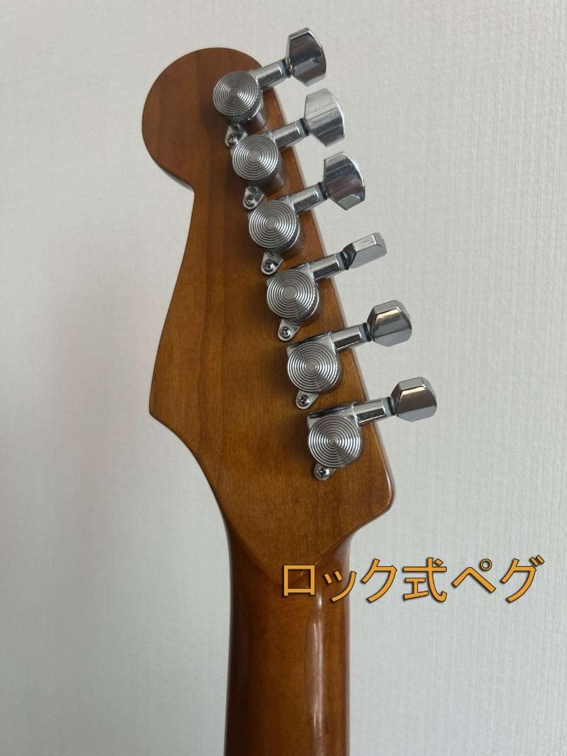 ラッカー塗装 SSHコンポーネント アルニコV ネック他各部新品のストラト