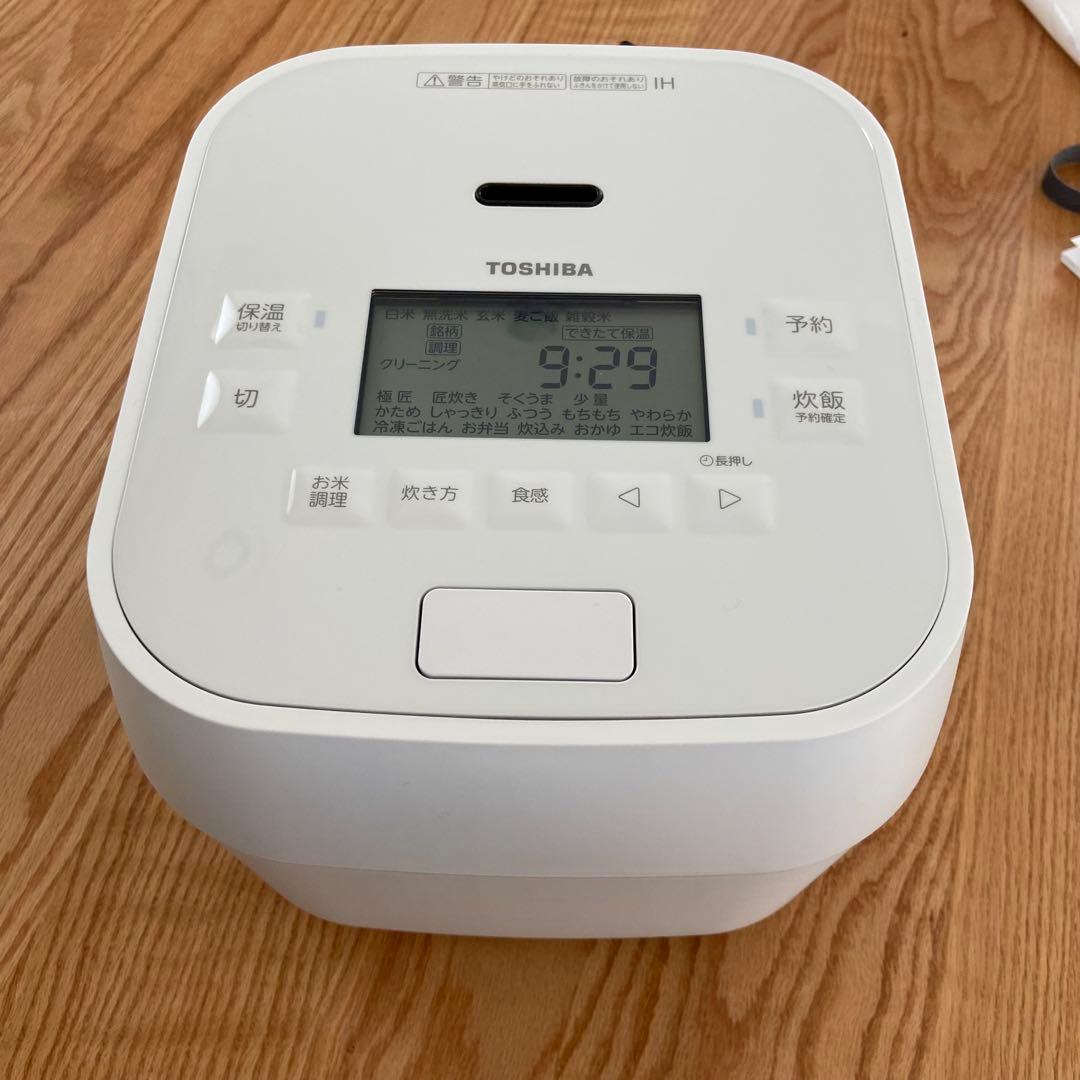 もも東芝 2025年モデル炊飯器 5.5合炊き RC-10HGX(W)