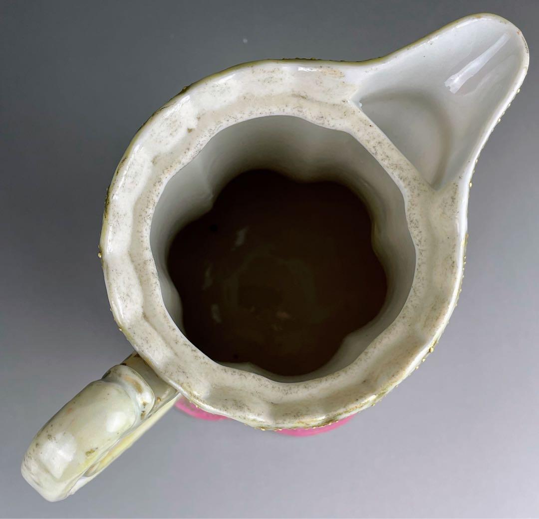 【専用】オールドノリタケ 金盛り 薔薇紋 ピンク ゴールド チョコレートポット