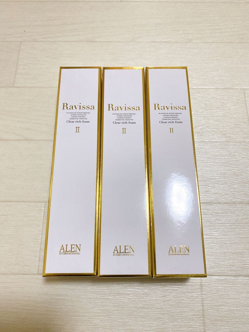 ラヴィーサ クリアリッチフォーム 80㎖×3本 新品未使用 洗顔