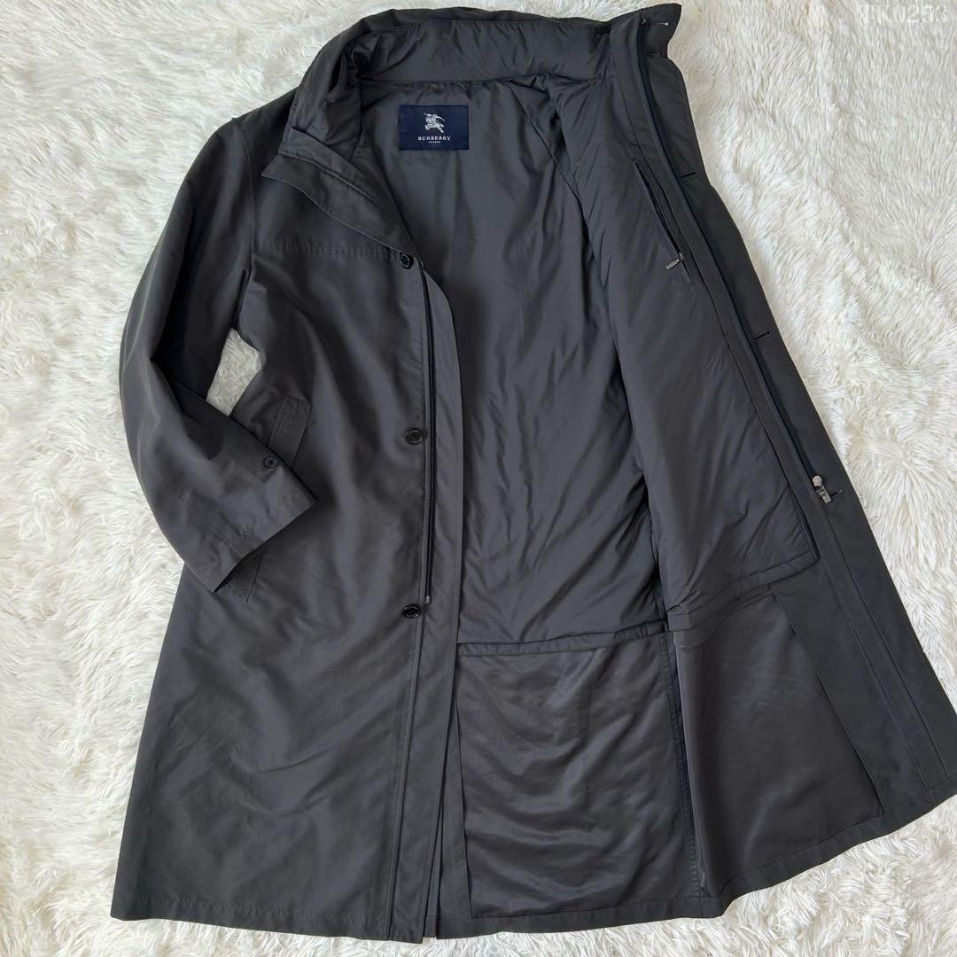 【極美品/LL】バーバリーロンドン モッズコート ライナー付 フード ベージュ