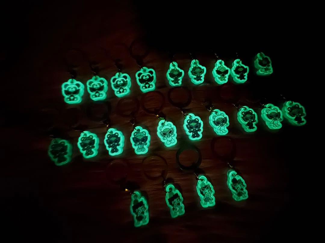 夜光(2枚目画像)☆ヒス*めじるしアクセサリー