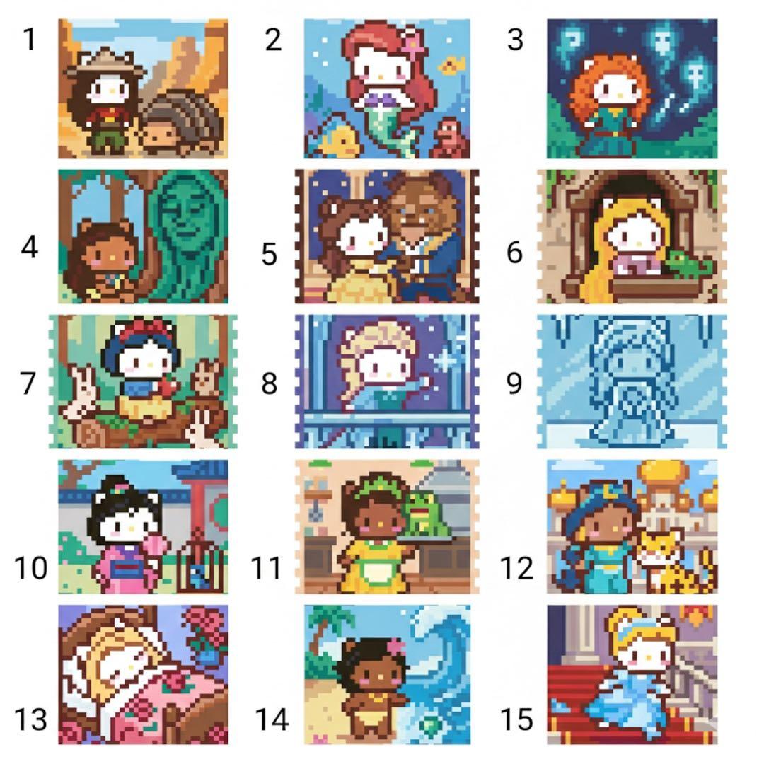 女宇　日本初 夜光ダイヤモンドアートキット 15点セット　全夜光ビーズ