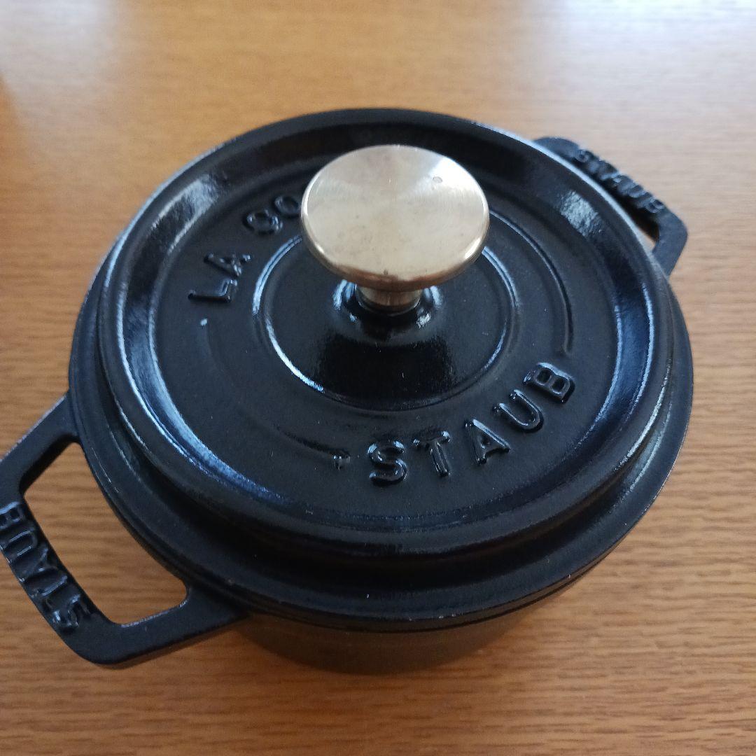 ストウブ ピコ・ココット ラウンド 14cm ブラック