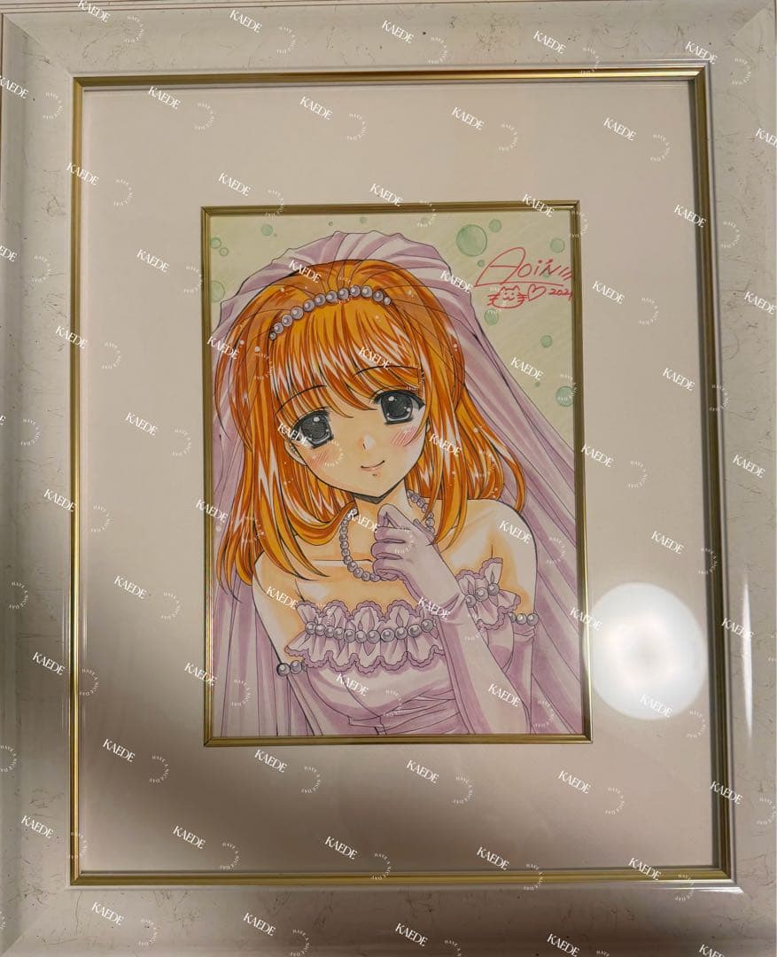 西又葵　カラー原画　芙蓉楓　ウェディング