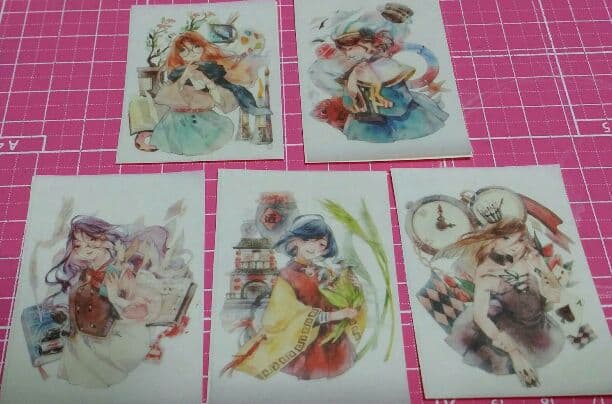 154.人物マステ1ループ切り売り100円