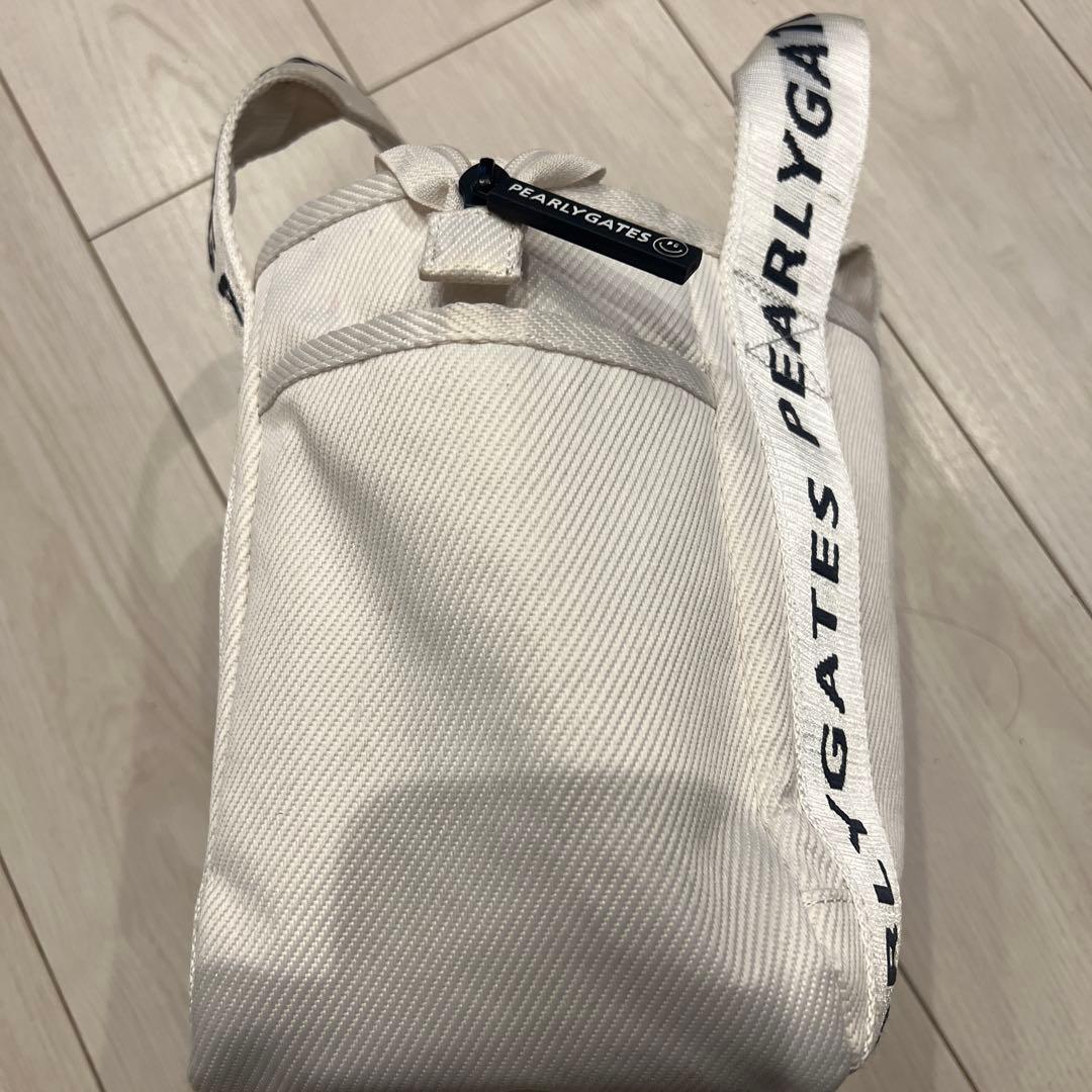 PEARLY GATES ホワイトカートバッグ