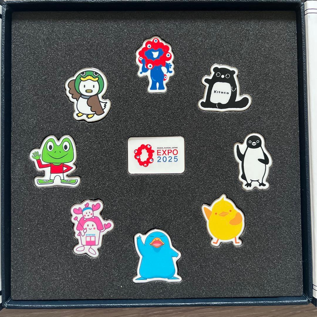 EXPO2025 ミャクミャク 【JR7キャラクター】 ピンバッジセット