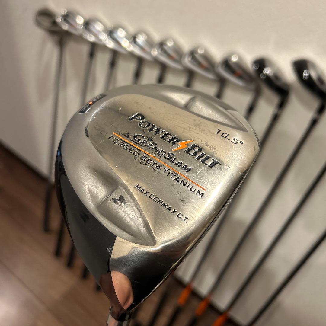 パワービルト　メンズS 13本　右利き　ゴルフクラブセット