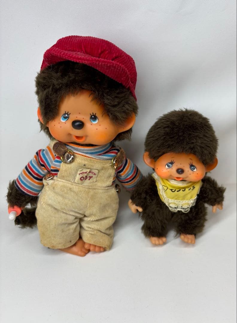 モンチッチ　レトロ　希少　２体セット　高さ約20㎝と高さ約12㎝