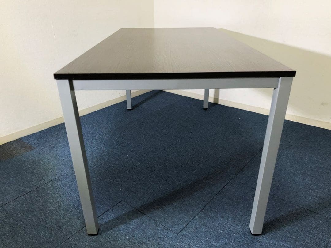 ミーティングテーブル OC-MTC1575-DB 脚部底アジャスター付きシンプル