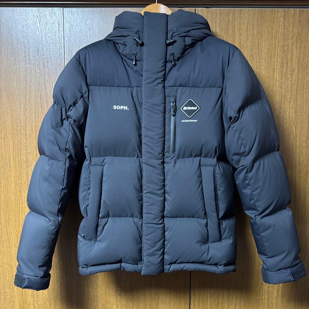 試着のみ F.C.Real Bristol ダウンジャケット Sサイズ ブラック