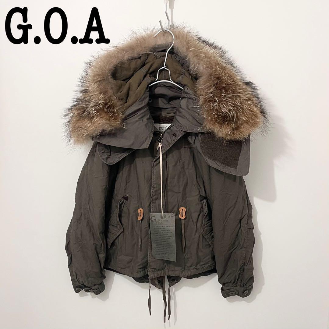 goa G.O.A カーキ ファー モッズ ミリタリー コート y2k MA1