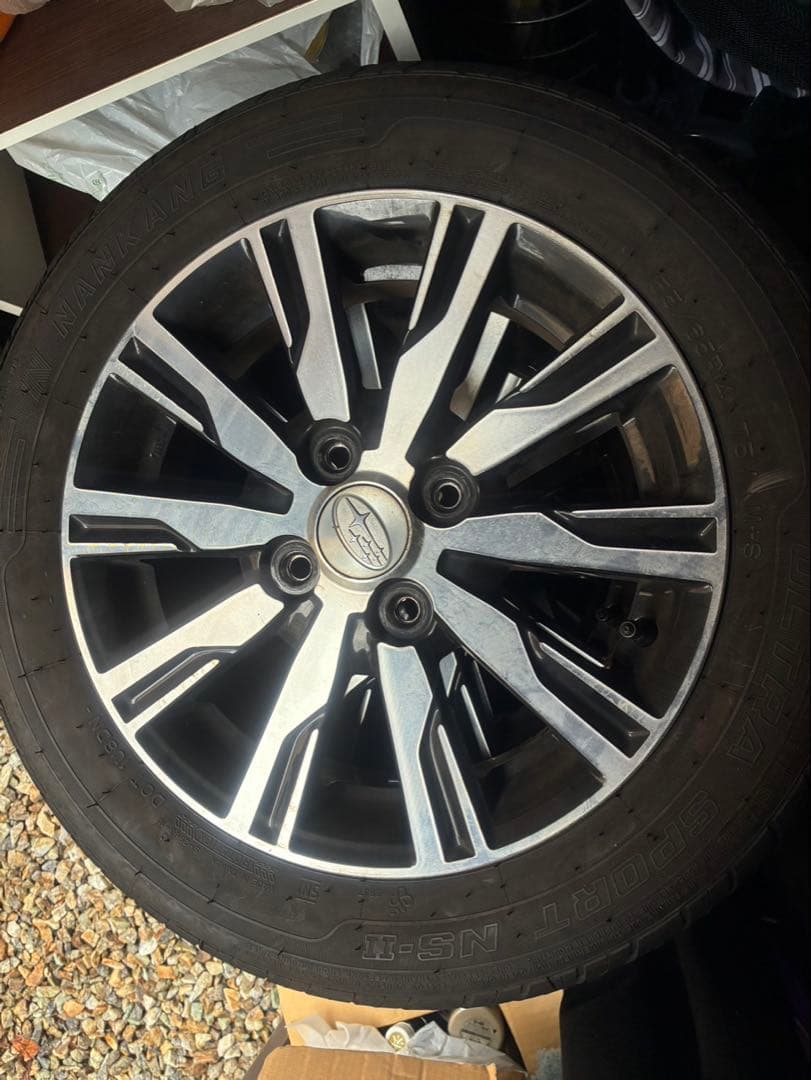 155/65R14 スバル　シホン純正ホイールセット 4本　タントタイヤほぼ新品