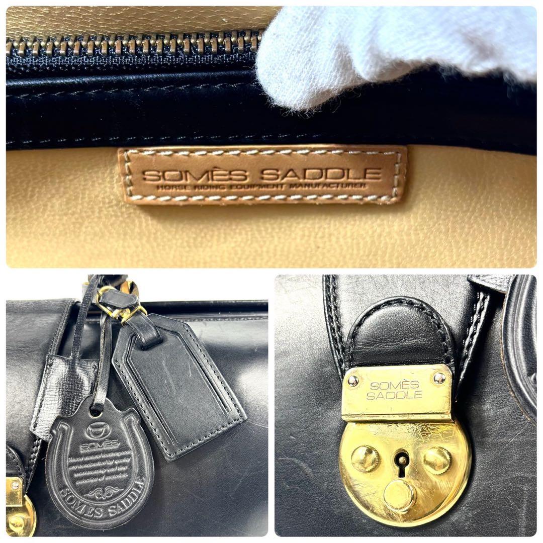 ✨希少美品✨ソメスサドル 大容量 ビジネスバッグ エグゼクティブダレスバッグ 黒