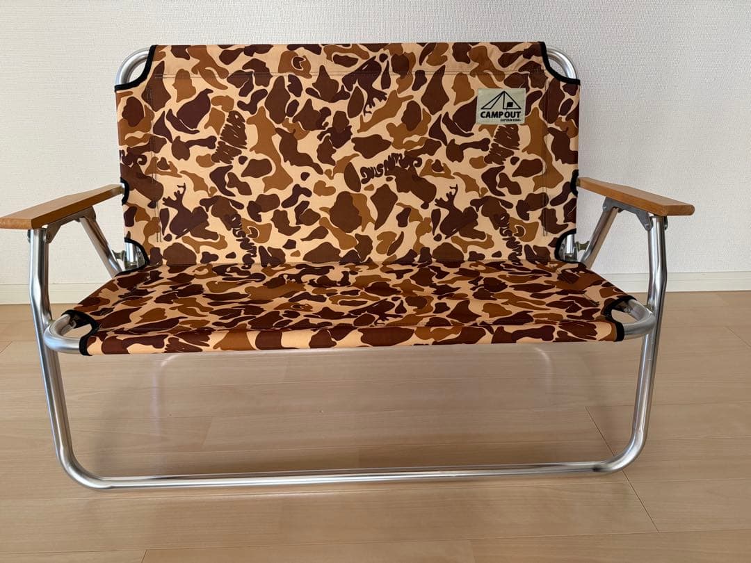 【廃盤/屋内使用のみ美品】キャプテンスタッグ アウトドアベンチ