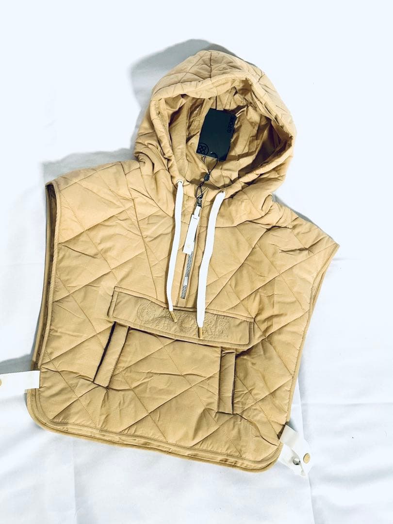 セール❣️新作G/FOREジーフォアレディーキルティングベストsizeLベージュ