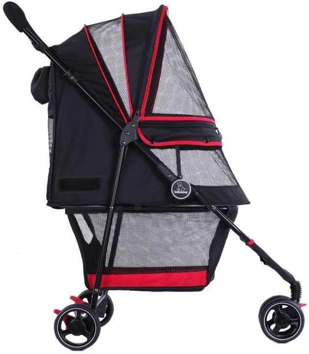 ❤3輪で小回り抜群❣高さがあり空間広々で開放感抜群♪❤安全装置付☆ペットカート