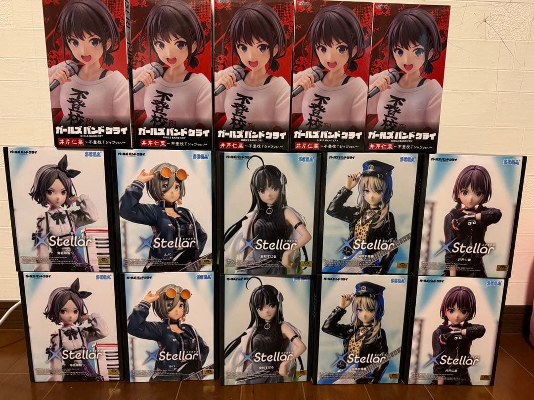 ガールズバンドクライ　フィギュアまとめ売り　　15個セット