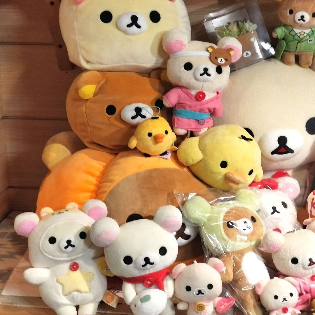 サンエックス　リラックマ　大量　公式　まとめ　ぬいぐるみ　ストラップ　雑貨