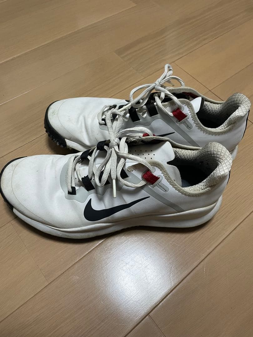 Nike ゴルフシューズ ホワイト　タイガーウッズ　27.5 レッド　ブラック
