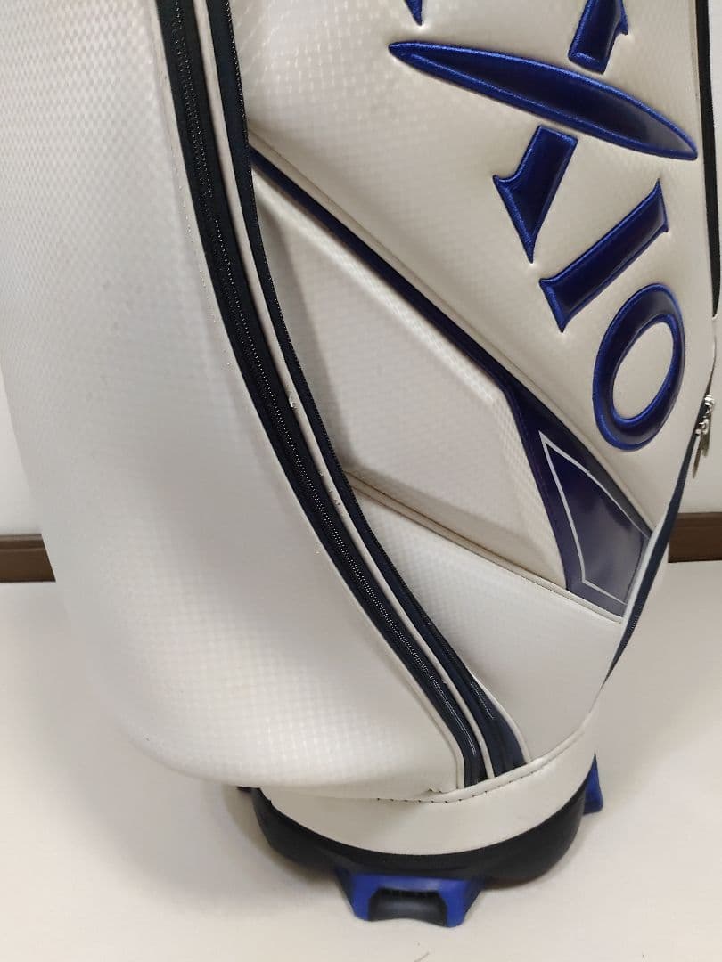 ゼクシオ XXIO キャディバッグ ホワイト ブルー　送料無料