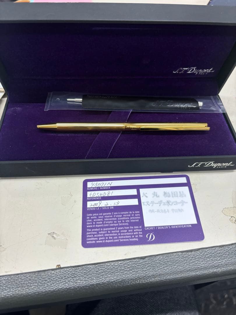 B5002【美品】デュポン　ボールペン　替芯付き