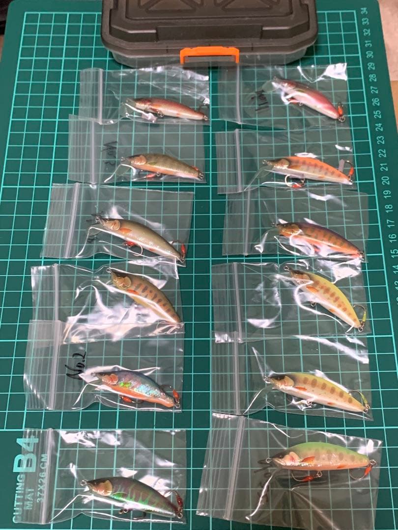T.C.G Handmade Lures 45s-55sアワビ貼り12個セット