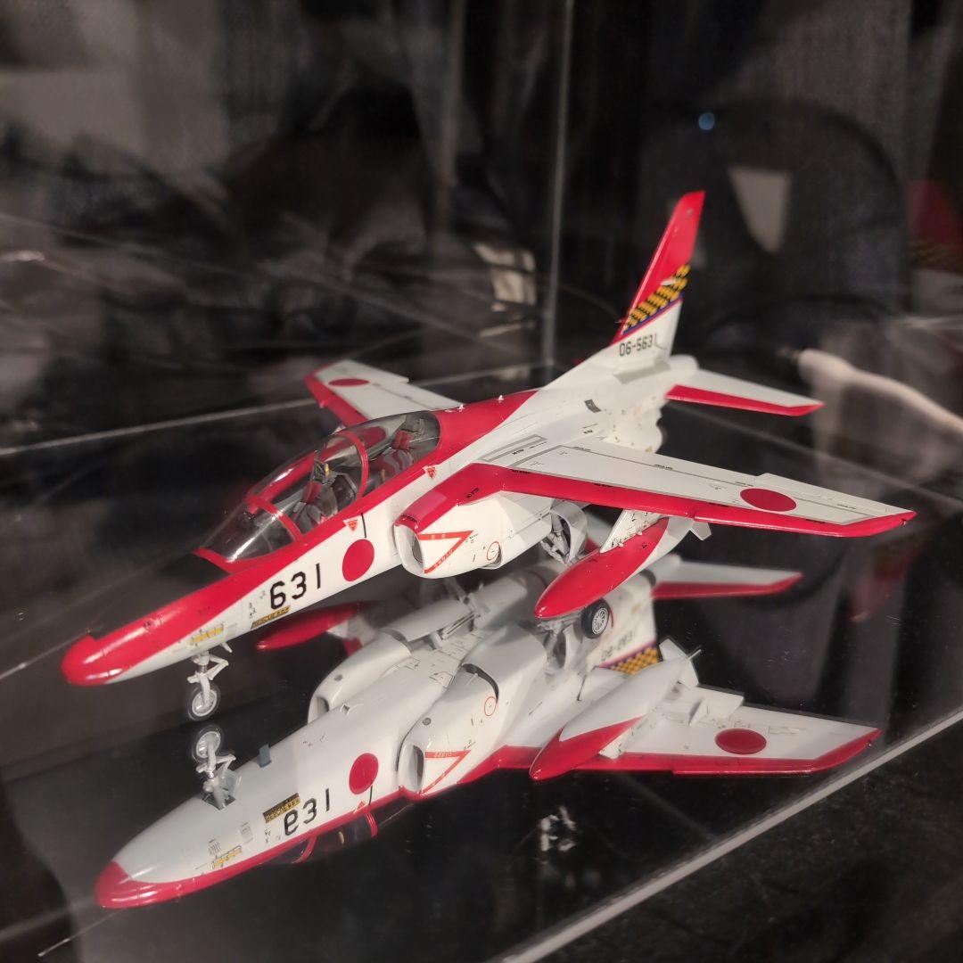 完成品 1/48 航空自衛隊 T-4 レッドドルフィン 全長30cm