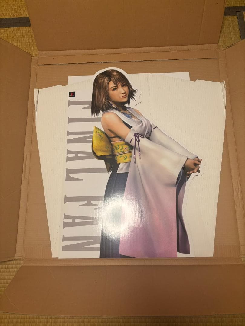 ファイナルファンタジーX FF10 専用ダンボール入り ユウナ 販促用POP