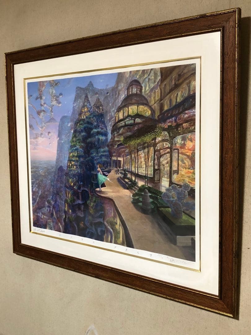 井上直久「天文館の宵」ピエゾグラフ