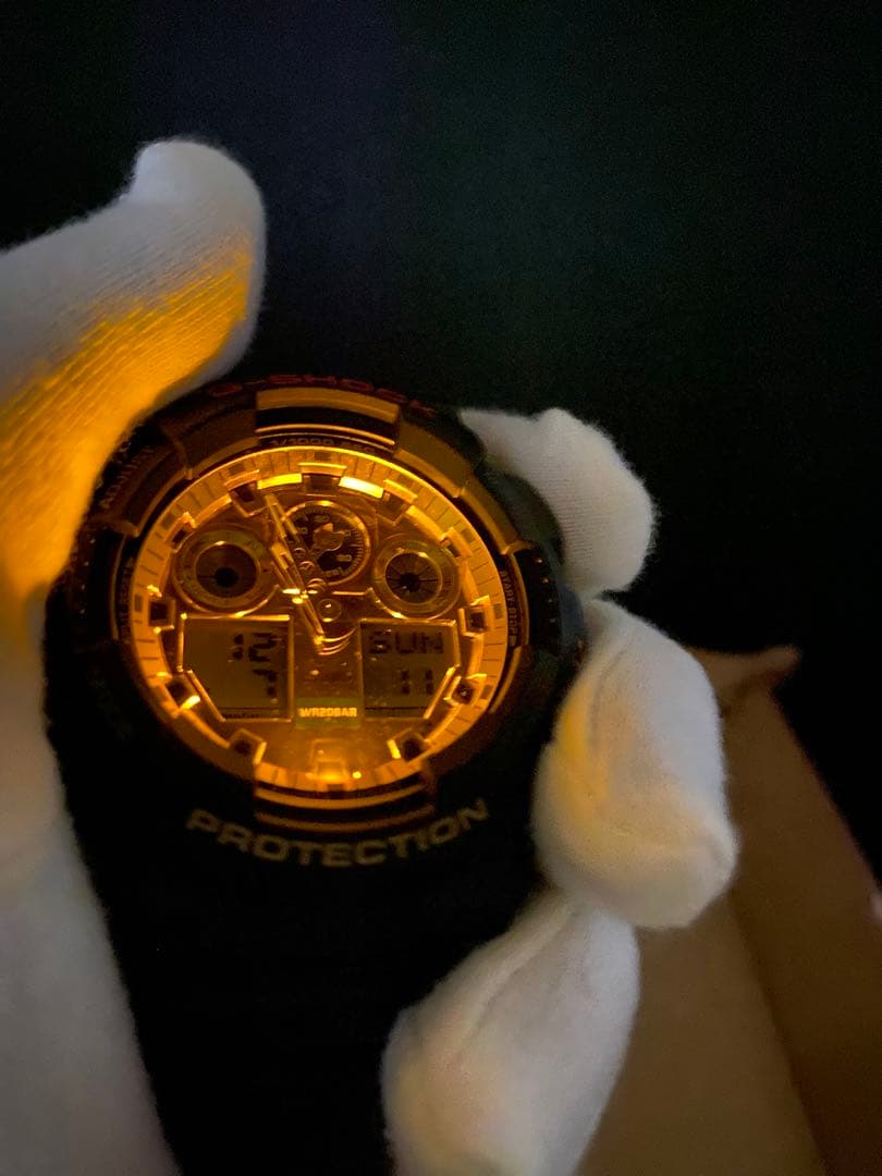 専用出品！【 希少　金ピカ招き猫　美品　電池新品 】ゴールド GA-100TMN