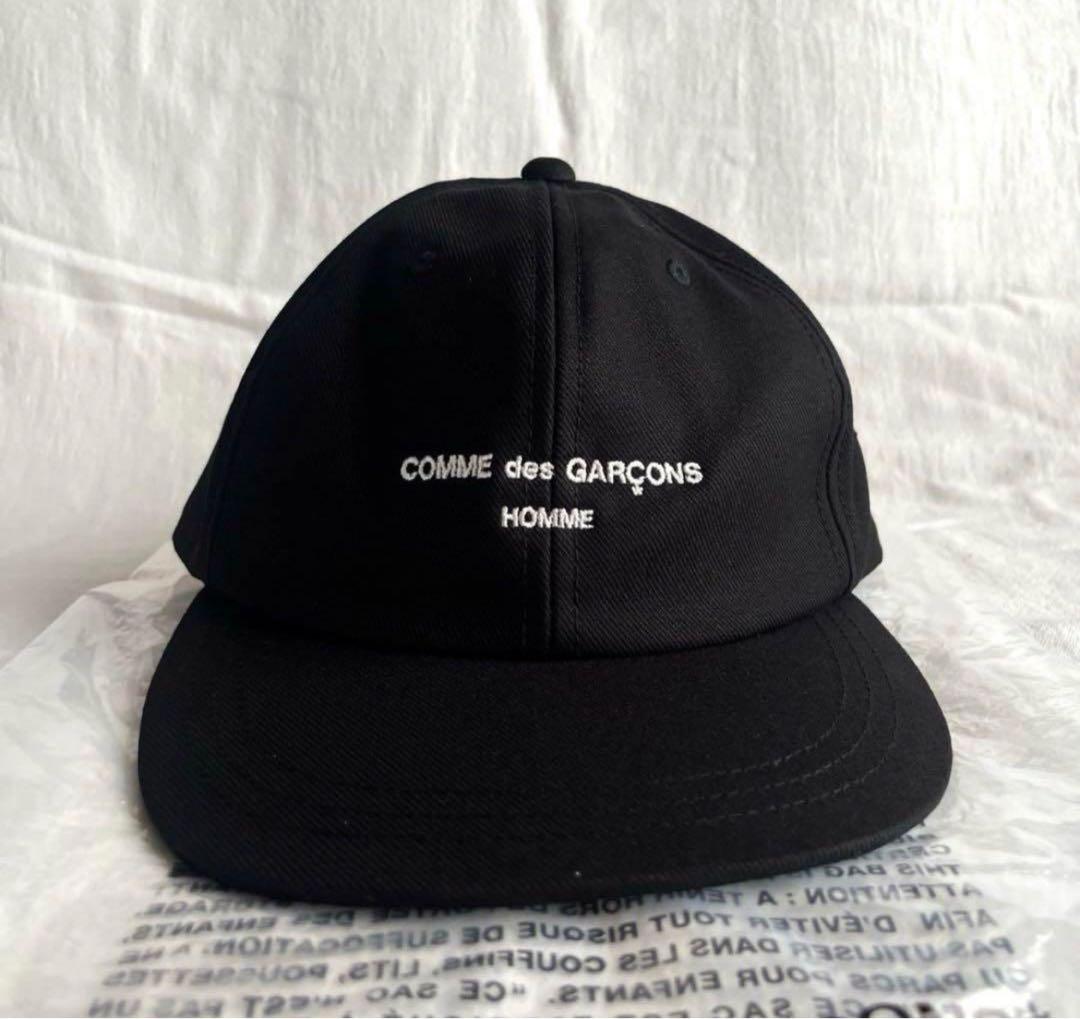 COMME des GARCONS HOMME　LOGO CAP ブラック