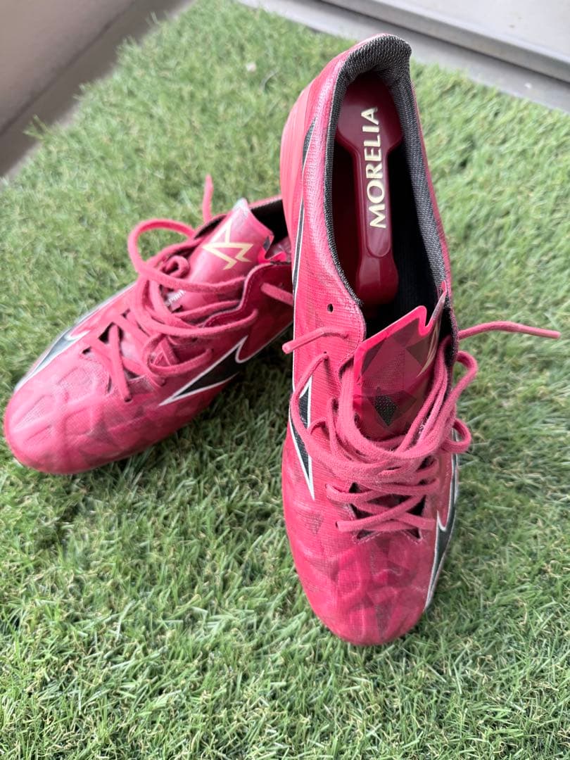 Mizuno Morelia アルファ　赤 サッカーシューズ